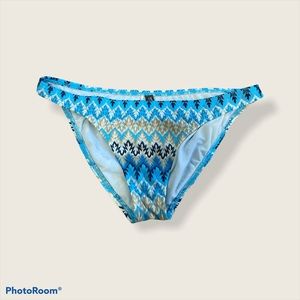 ~Blue designed bikini bottoms~